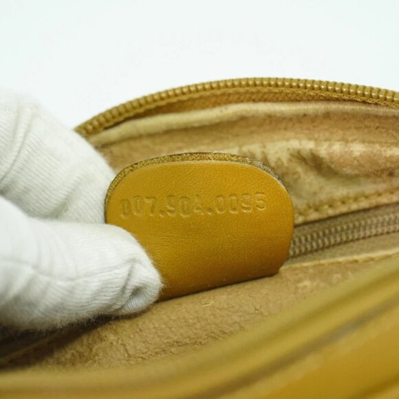 GUCCI Micro GG Canvas Shoulder Crossbody Bag Brown Gold - Picture 5 of 10